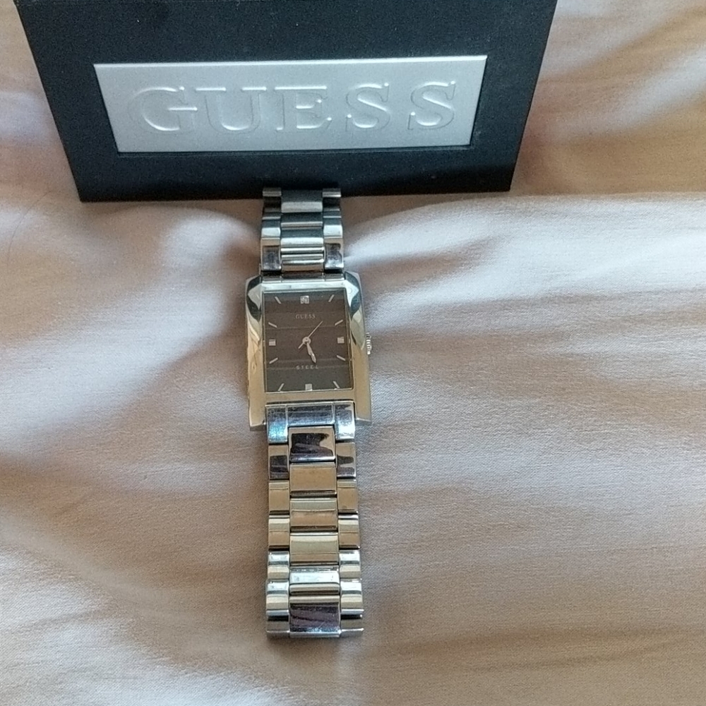 Guess Watch Steel Bracelet Sold As Is